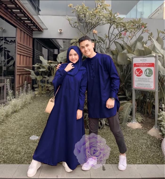  Baju  Couple  Gamis dan  Koko Lengan  Panjang  Modern RYN Fashion