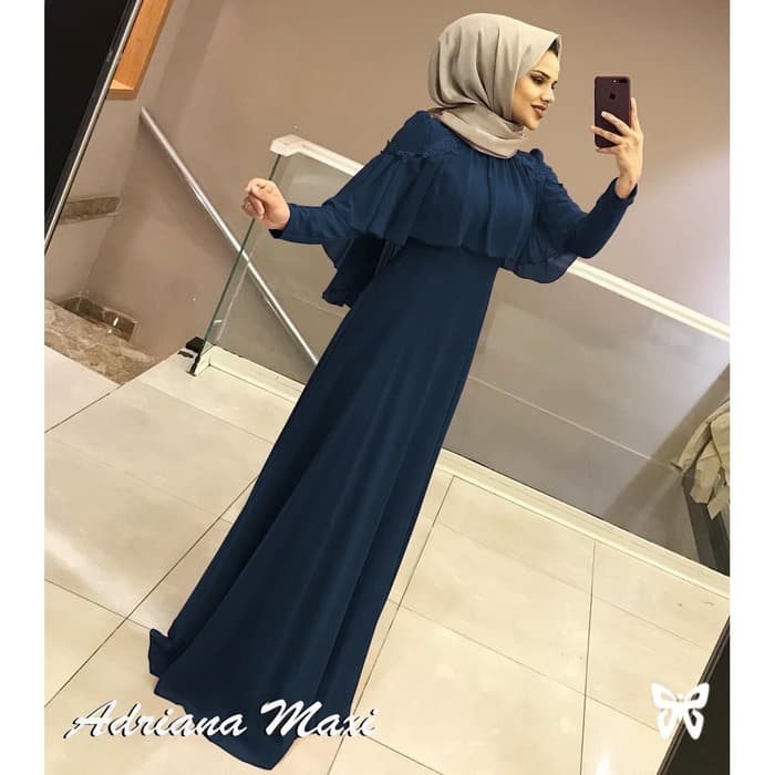 Baju Gamis Pesta Long Dress Muslim Model Terbaru Ryn Fashion