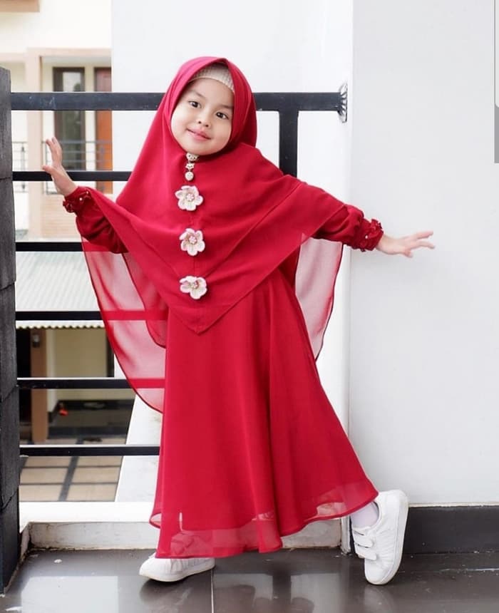 Setelan Baju  Gamis  Syari Anak  Perempuan  Modern RYN Fashion