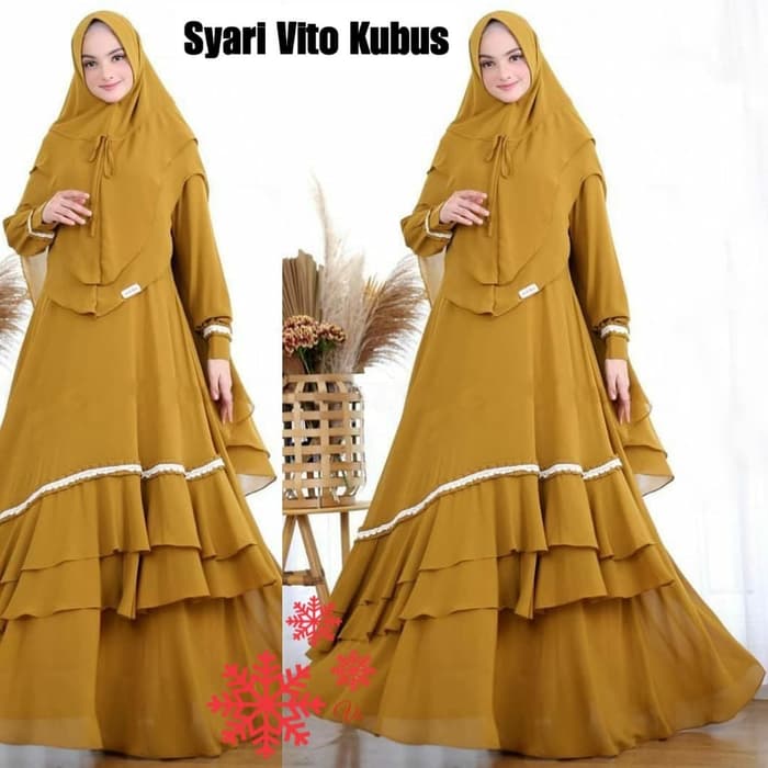 Pakaian Muslim Wanita  Setelan Baju  Gamis  Syari RYN Fashion