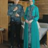 Baju Couple Gamis dan Kemeja Panjang Batik
