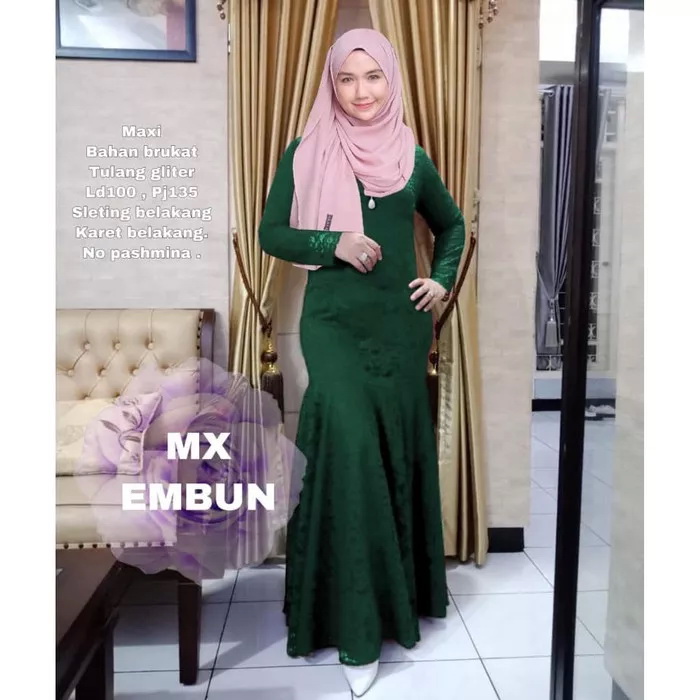 Model Baju Gamis Duyung Hijabfest