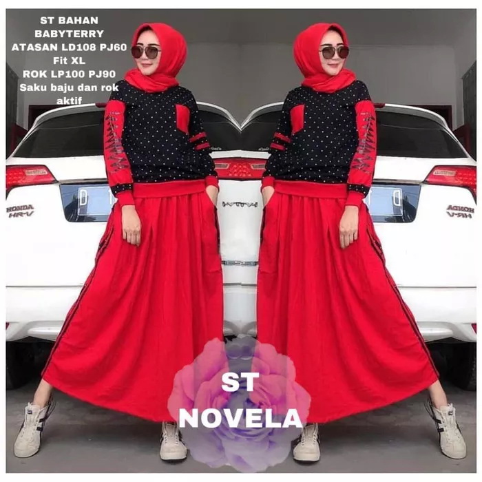 Setelan Baju dan Rok Panjang Muslim Modern | RYN Fashion