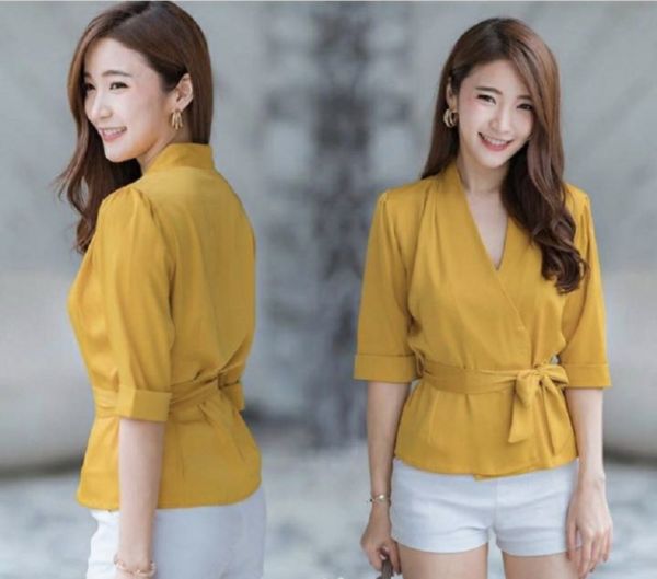 Baju Blouse Atasan Wanita Model Korea Terbaru
