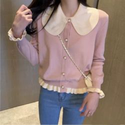 Baju Cardigan Knit Top Import Cantik Model Terbaru