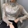 Model Baju Atasan Wanita Velvet Blouse Terbaru