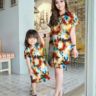 Baju Longhem Couple Kembaran Ibu dan Anak