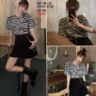 Baju Kaos Oblong Wanita Modern Gaya Korea