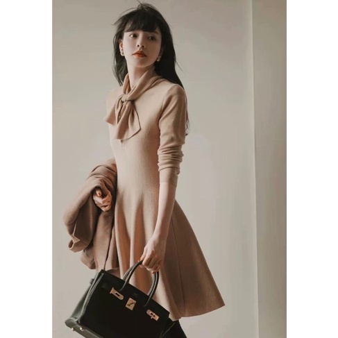 Baju Mini Dress Knit Rajut Korea Model Terbaru